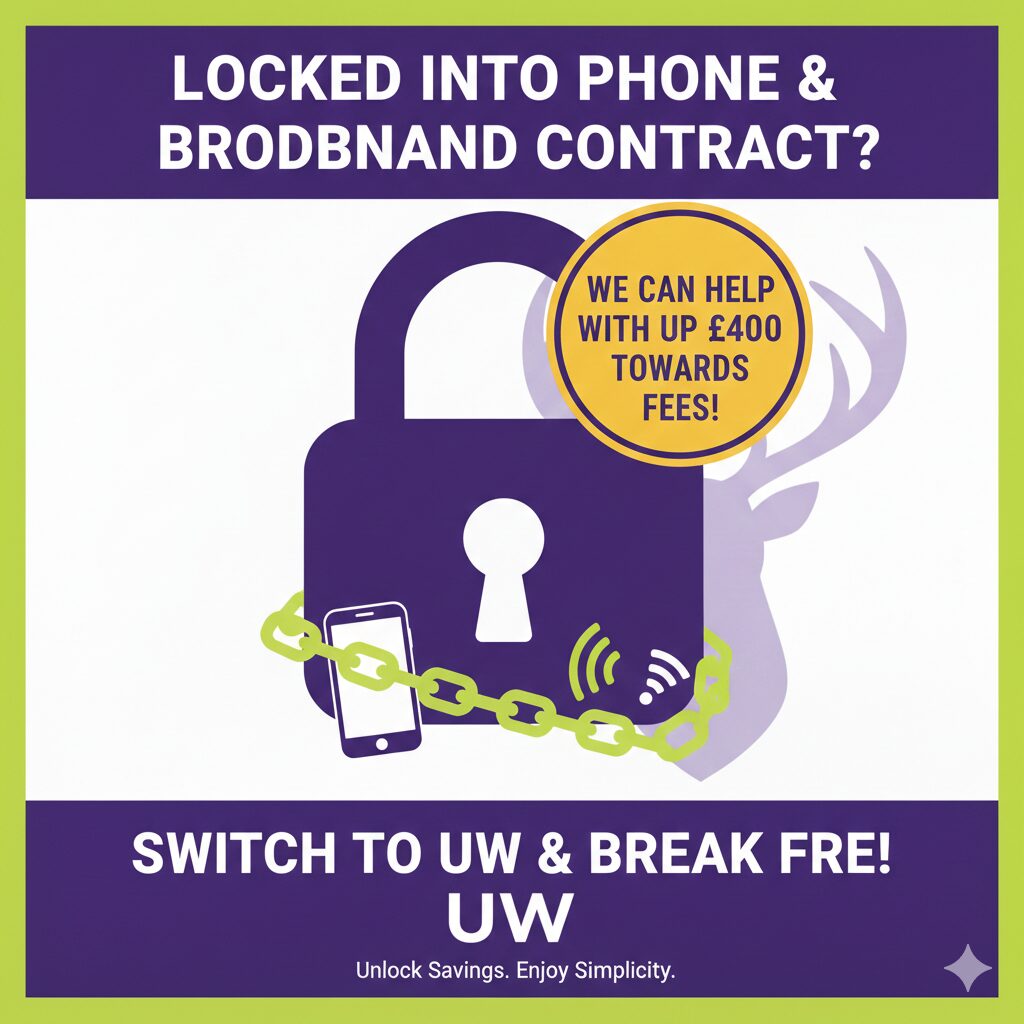 Utility Warehouse Exit Fee Cannock Chase – Can You Switch If You’re Locked In? locked into phone and broadband contract