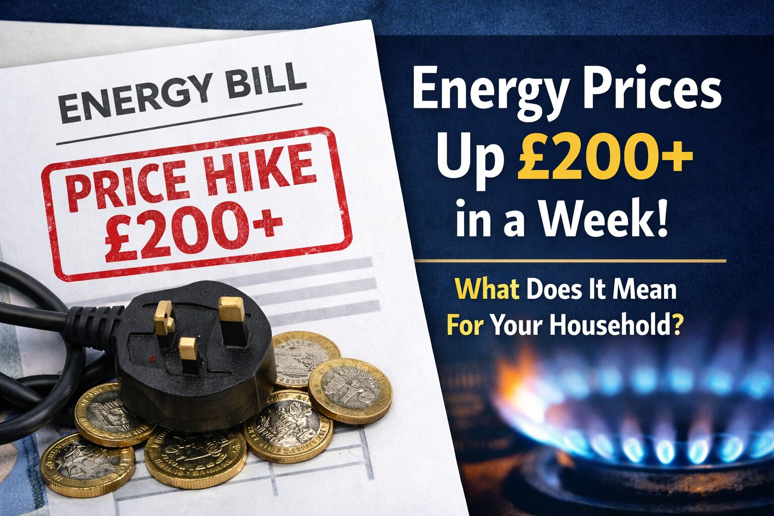 Why Energy Prices Can Change Overnight – And Why It Pays To Know Your Options energy prices jump £200
